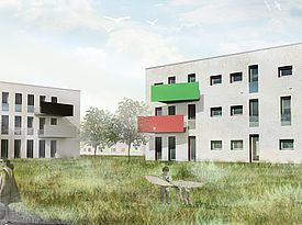 00635 NB Barrierefreie Neubauwohnungen in Amstetten, Kupferstraße 9+11 nur mehr wenige Wohnungen frei